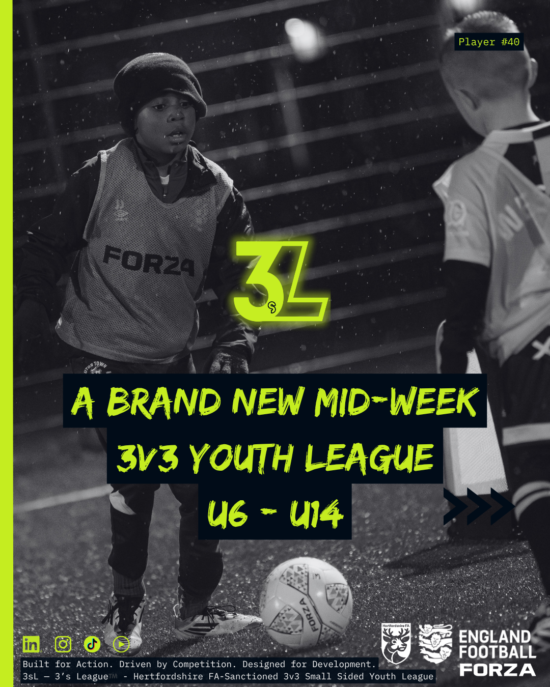 3sL Brand New Mid-Week 3v3 Youth League